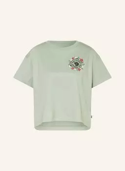 Футболка fjllblomster Fjllrven, зеленый