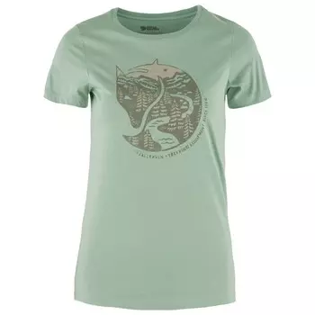 Футболка Fjllrven Arctic Fox Print, цвет Misty Green