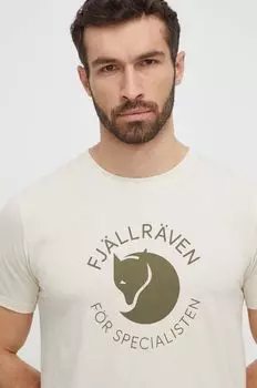 Футболка Fjllrven Fox Fjallraven, бежевый