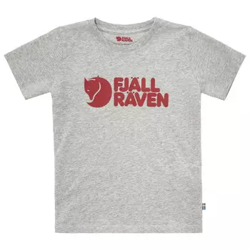 Футболка Fjllrven Kid's Fjllrven Logo, цвет Grey/Melange