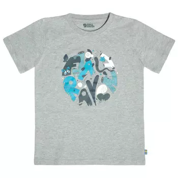 Футболка Fjllrven Kid's Forest Findings, цвет Grey/Melange