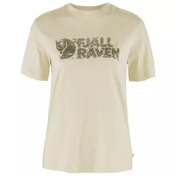 Футболка Fjllrven Women's Lush Logo, цвет Chalk White
