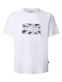 Футболка Flag Pepe Jeans, белый