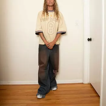 Футболка Flame Series унисекс, цвет белый Drew House, кремовый