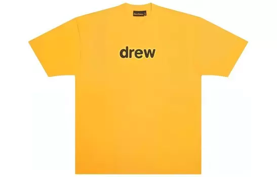 Футболка Flame Series унисекс желтая Drew House, желтый