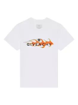 Футболка Flames Logo Givenchy, белый