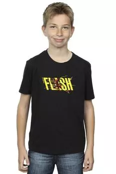 Футболка Flash Lightning Dash DC Comics, черный