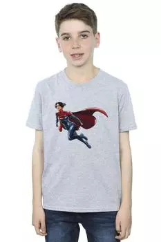 Футболка «Флэш-Супергёрл» DC Comics, серый