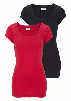 Футболка Flashlights, цвет Red/Black