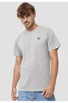 Футболка Fliege 2963 с вышивкой Mikon, серый