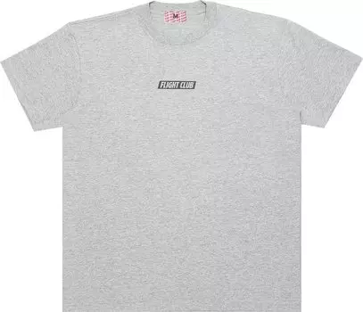 Футболка Flight Club Slant Logo Tee 'Heather Gray/Black', серый