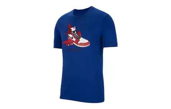 Футболка Flight T-shirt Men Sapphire Jordan, цвет Sapphire