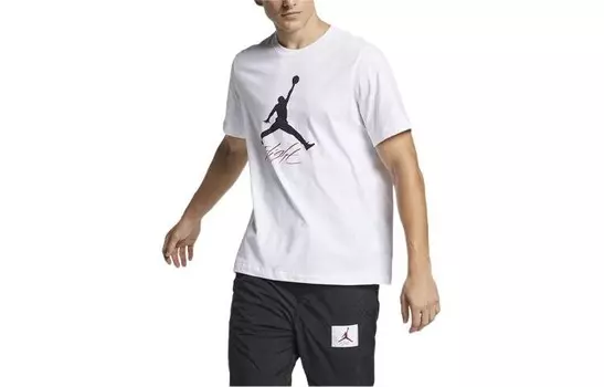 Футболка Flight T-shirt Men White Jordan, белый