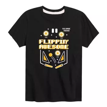 Футболка Flippin Awesome с графикой в стиле ретро для мальчиков 8–20 лет Licensed Character
