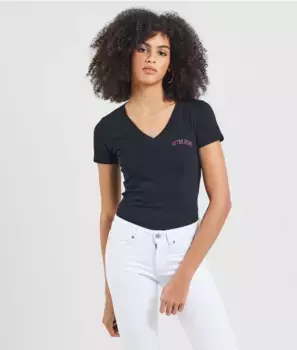 Футболка Flora Retro Jeans, черный