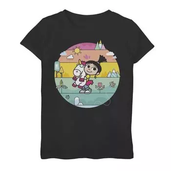 Футболка Fluffy Dream с рисунком для девочек 7–16 лет «Гадкий я, миньоны, Агнес» Licensed Character