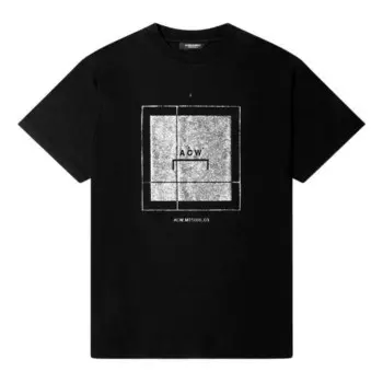 Футболка foil grid t-shirt 'black' A-Cold-Wall*, черный