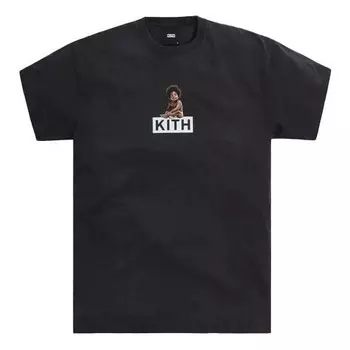 Футболка for the notorious b.i.g ready to die classic logo vintage tee 'black' Kith, черный