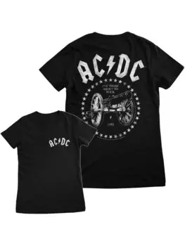 Футболка For Those About To Rock Girly Tee AC/DC, черный