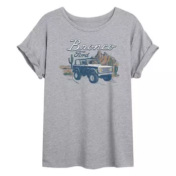 Футболка Ford Bronco Desert Flowy для юниоров Licensed Character, цвет Heather Gray
