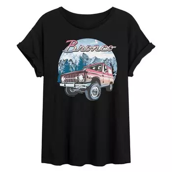 Футболка Ford Bronco Mountain Flowy для юниоров Licensed Character, черный