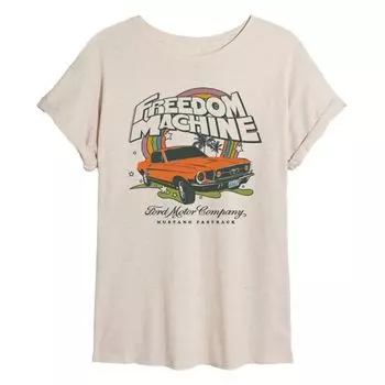 Футболка Ford Freedom Machine большого размера для юниоров Licensed Character, бежевый