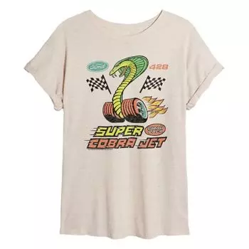 Футболка Ford Super Cobra оверсайз для подростков Licensed Character, бежевый