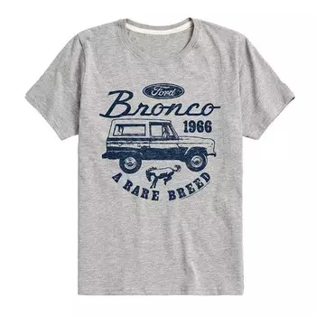 Футболка Ford Vintage Bronco Rare Breed для мальчиков 8–20 лет с рисунком Licensed Character, цвет Athletic Heather