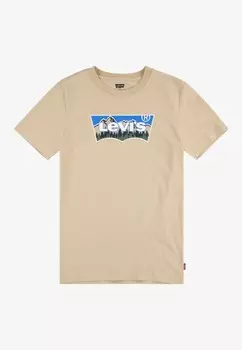 Футболка FORESTED MOUNTAINS BATWING Levi's, бежевый