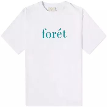 Футболка Foret с логотипом из смолы, белый