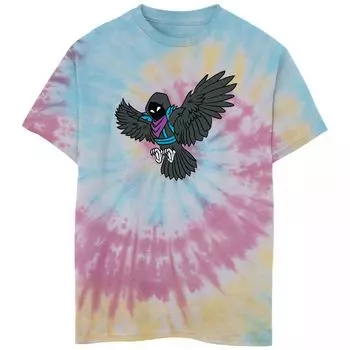 Футболка Fortnite Raven Attack Tie Dye для мальчиков 8–20 лет Licensed Character