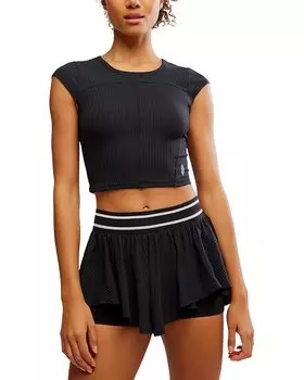 Футболка FP Movement Tempo Ribbed Baby Tee, черный