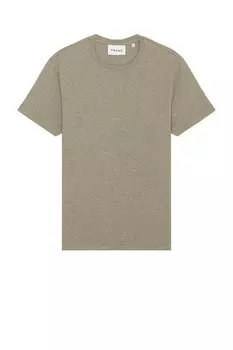 Футболка Frame Duo Fold Short Sleeve, цвет Heather Dark Beige