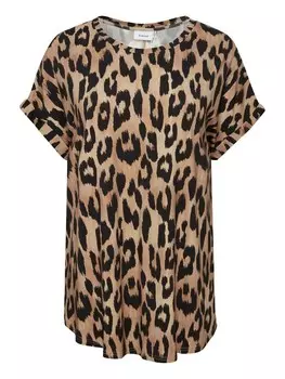 Футболка Fransa DOT, коричневый