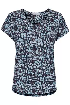 Футболка Fransa Shirt, пятнистый синий