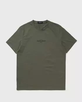 Футболка Fred Perry Embroidered T-Shirt, цвет lrl wrth green