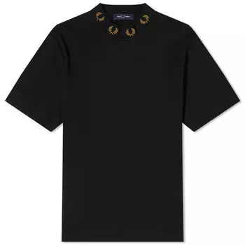 Футболка Fred Perry Laurel Wreath High Neck, черный