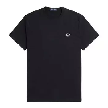 Футболка Fred Perry Rear Powder Laurel Graphic, черный