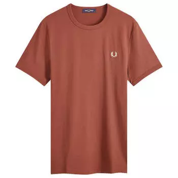 Футболка Fred Perry Ringer, коричневый