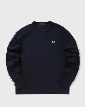 Футболка Fred Perry Taped Long Sleeve Tee, темно-синий