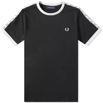 Футболка Fred Perry Taped Ringer, черный