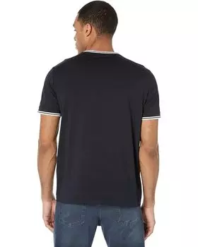 Футболка Fred Perry Twin Tipped Ringer T-Shirt, темно-синий