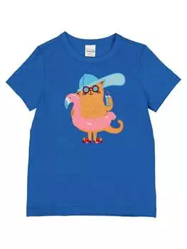 Футболка Freds World by GREEN COTTON, цвет fast blue