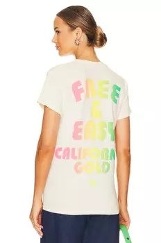 Футболка Free & Easy California Gold, цвет Pale Yellow