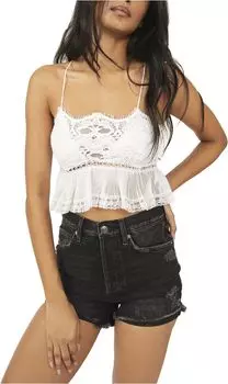 Футболка Free People Azami Backless Brami, белый