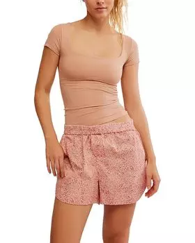 Футболка Free People Clean Lines Baby Tee, цвет Tuscany