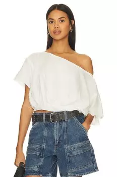 Футболка Free People Cloud 9 Bubble, белый