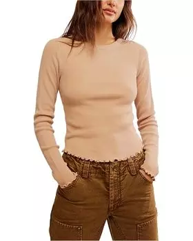 Футболка Free People Easy Does It Tee, цвет Cuban Sand