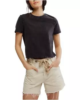Футболка Free People Everyday Tee, черный