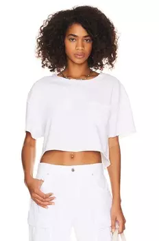 Футболка Free People Fade Into You, слоновая кость